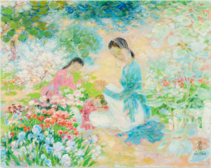 Ảnh của Thiếu Nữ Trong Vườn Hoa